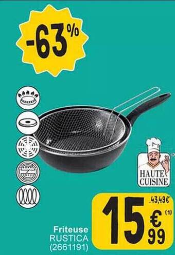 Cora Friteuse rustica aanbieding