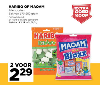 Jumbo Haribo of Maoam aanbieding