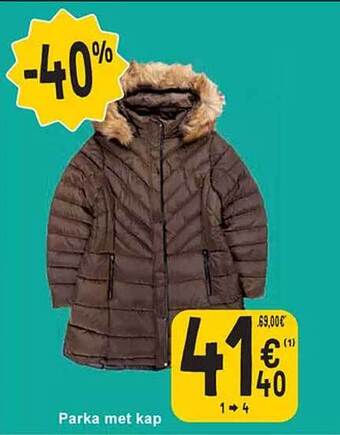 Cora Parka met kap aanbieding