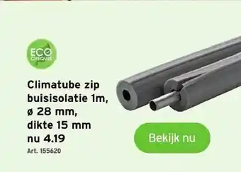 GAMMA Climatube zip buisisolatie aanbieding