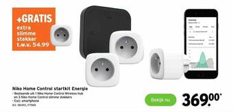 GAMMA Niko home control startkit energie aanbieding
