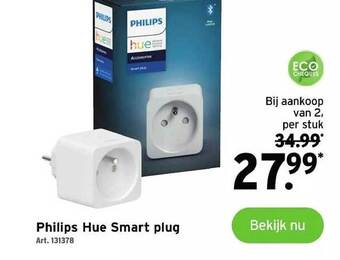 GAMMA Philips hue smart plug aanbieding