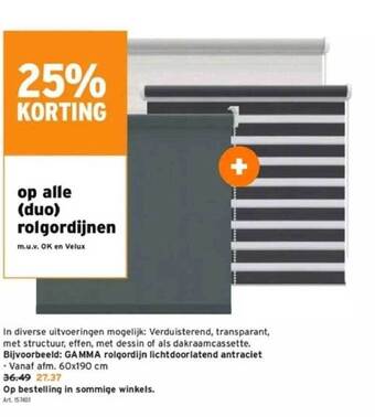 GAMMA Rolgordijnen aanbieding