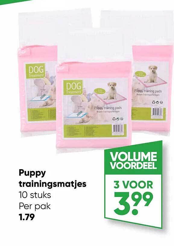 Puppy trainingsmatjes promotie bij Big Bazar