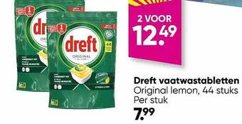 Big Bazar Dreft vaatwastabletten aanbieding