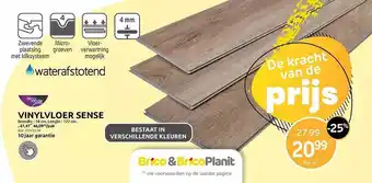 Brico Deco mode vinylvloer sense aanbieding