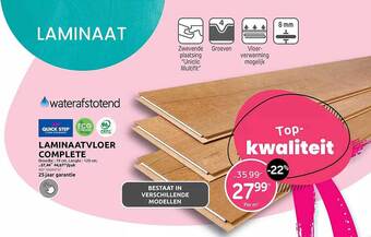 Brico Laminaatvloer complete aanbieding