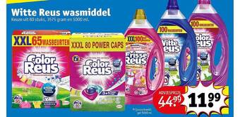 Kruidvat Witte reus wasmiddel aanbieding