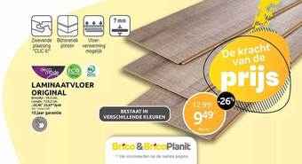 Brico Laminaatvloer original aanbieding