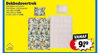 Kruidvat Villa volance dekbedovertrek aanbieding