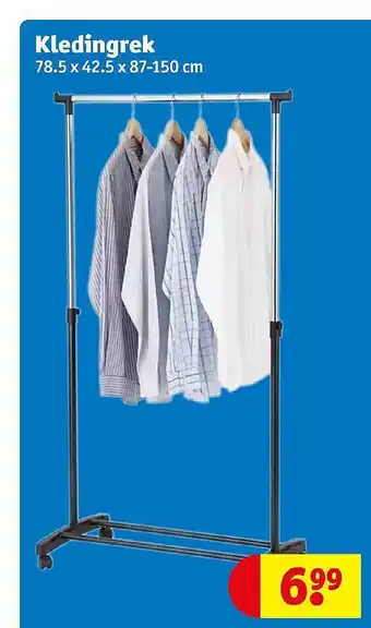 Kruidvat Kledingrek aanbieding