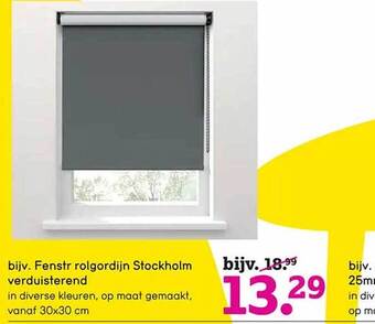Leen Bakker Fenstr rolgordijn stockholm verduisterend aanbieding