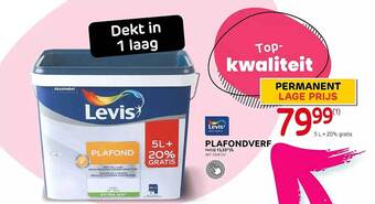 Brico Levis plafondverf aanbieding