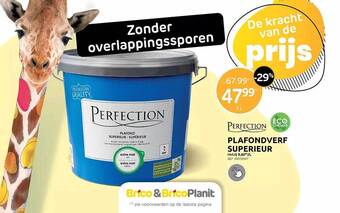 Brico Perfection plafondverf superieur aanbieding