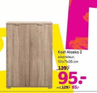 Leen Bakker Kast alaska 2 aanbieding