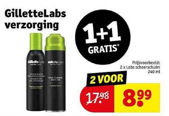 Gillettelabs verzorging