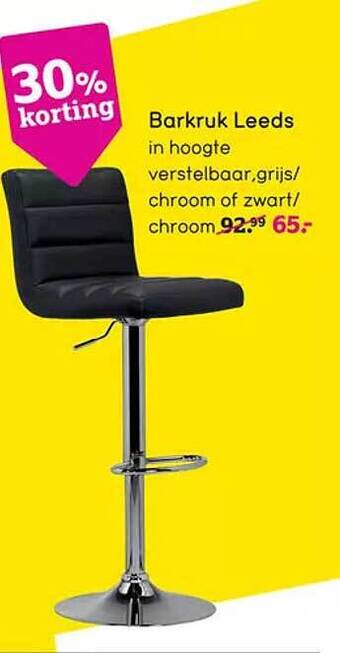 Leen Bakker Barkruk leeds aanbieding
