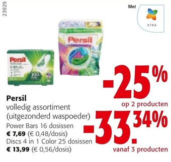 Colruyt Persil volledig assortiment aanbieding