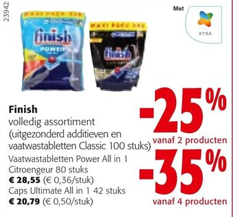 Colruyt Finish volledig assortiment aanbieding