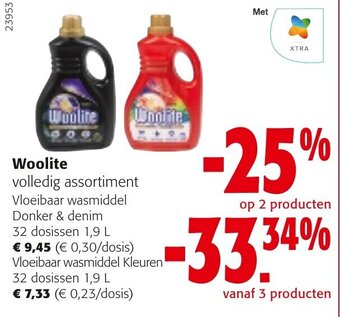 Colruyt Woolite volledig assortiment aanbieding