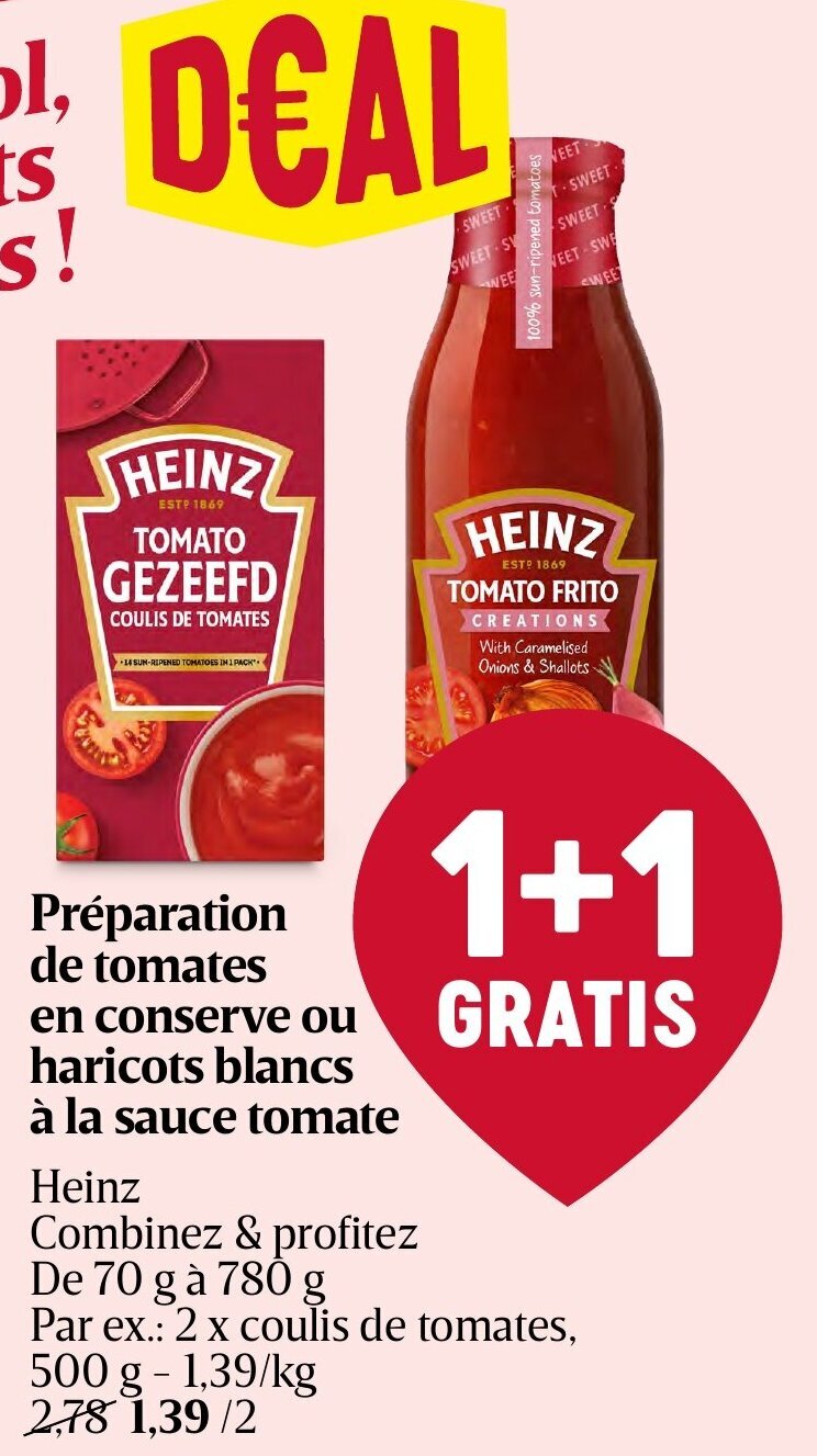 Preparation de tomates en conserve ou haricots blancs a la sauce tomate