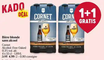 Biere blonde sans alcool
