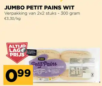 Jumbo Petit Pains Wit
