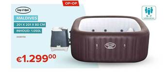 Euroshop Lay-z-spa Maldives 201x201x80 Cm aanbieding