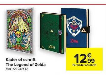 Carrefour Kader Of Schrift The Legend Of Zelda aanbieding
