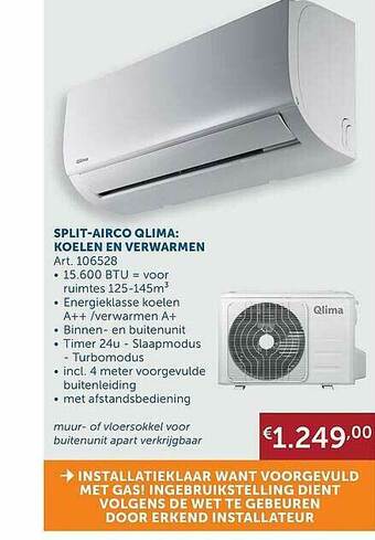 Split-airco Qlima: Koelen En Verwarmen