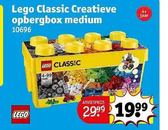 Kruidvat Lego classic creatieve opbergbox medium aanbieding