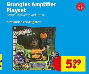 Grungies amplifier playset