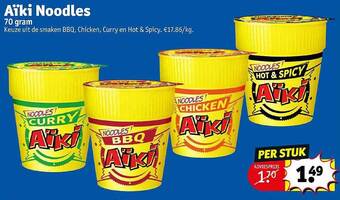 Kruidvat Aïki noodles aanbieding