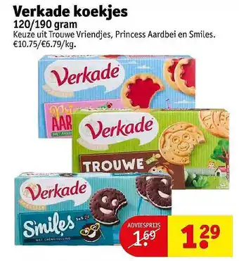 Kruidvat Verkade koekjes aanbieding