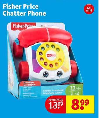 Kruidvat Fisher price chatter phone aanbieding