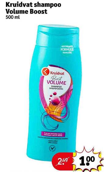 Kruidvat Kruidvat shampoo volume boost aanbieding