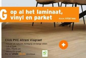 GAMMA Click pvc atrani visgraat aanbieding