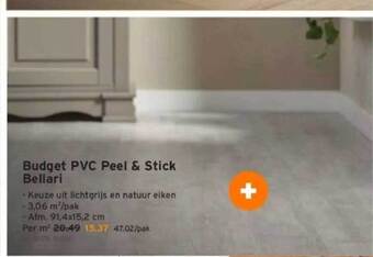 GAMMA Budget pvc peel & stick bellari aanbieding