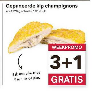 Bon Ap Gepaneerde Kip Champignons aanbieding