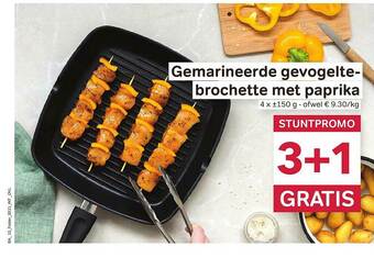 Bon Ap Gemarineerde Gevogeltebrochette Met Paprika aanbieding