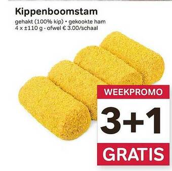 Kippenboomstam 3+1 Gratis