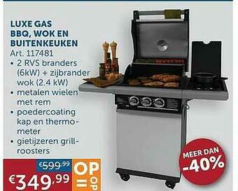 Luxe Gas Bbq, Wok En Buitenkeuken
