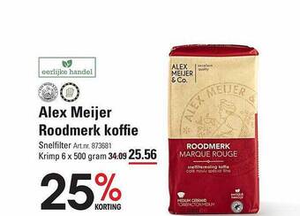 Sligro Alex meijer roodmerk koffie aanbieding