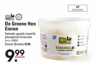 Sligro De groene hen eieren aanbieding