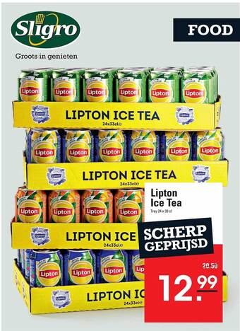Sligro Lipton ice tea aanbieding