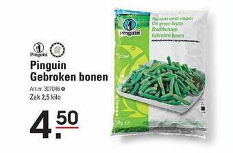 Pinguin gebroken bonen