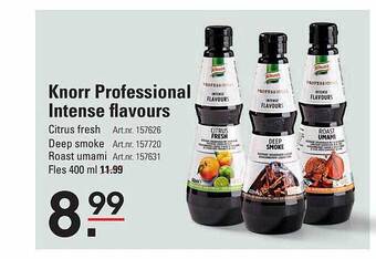 Sligro Knorr professional intense flavours aanbieding