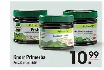 Sligro Knorr primerba aanbieding