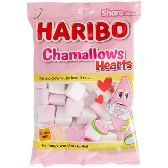 Action Haribo chamallows hearts aanbieding