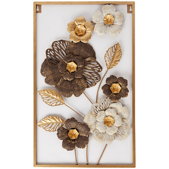Bloemen wanddecoratie